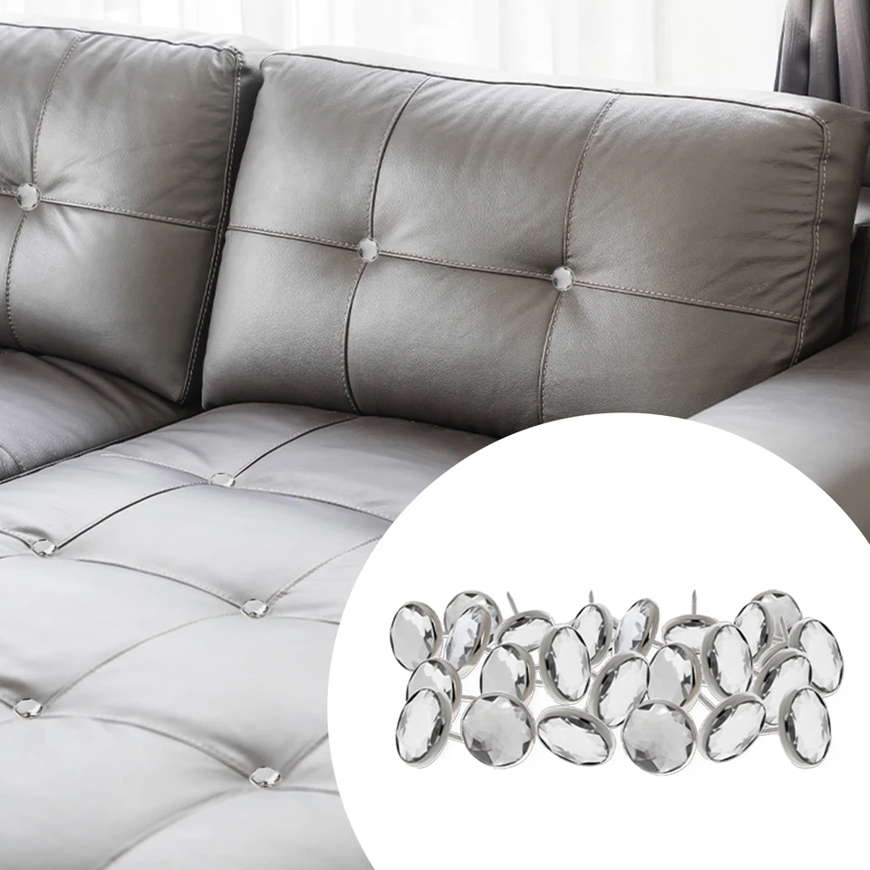 50 bottoni con strass acrilici, bottoni per cucire abbigliamento fai da te, bottoni in cristallo per abbigliamento, divano, accessori per cucire artigianali  200000297