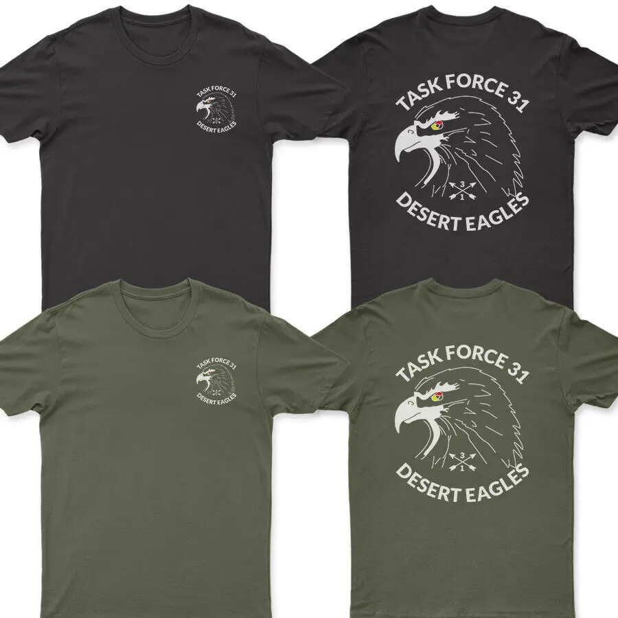 3rd Special Forces Group (Airborne) 1st Battalion Task Force 31 T Shirt 100% Cotton Short Sleeve O-Neck T-shirt Casual Mens Top