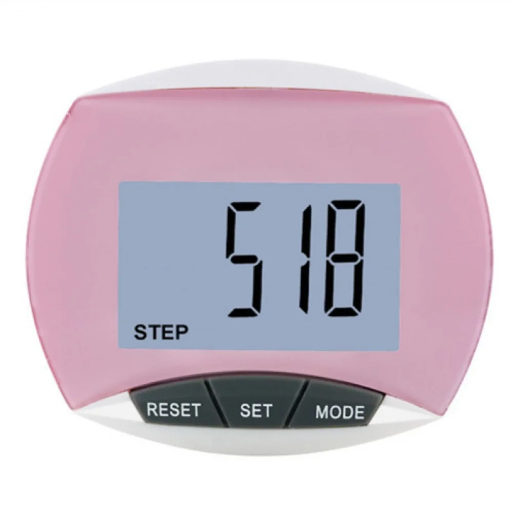 Advanced 3D Pedometer with LCD Display and Anti-Slip Portable Design for Walking and Outdoor Activities