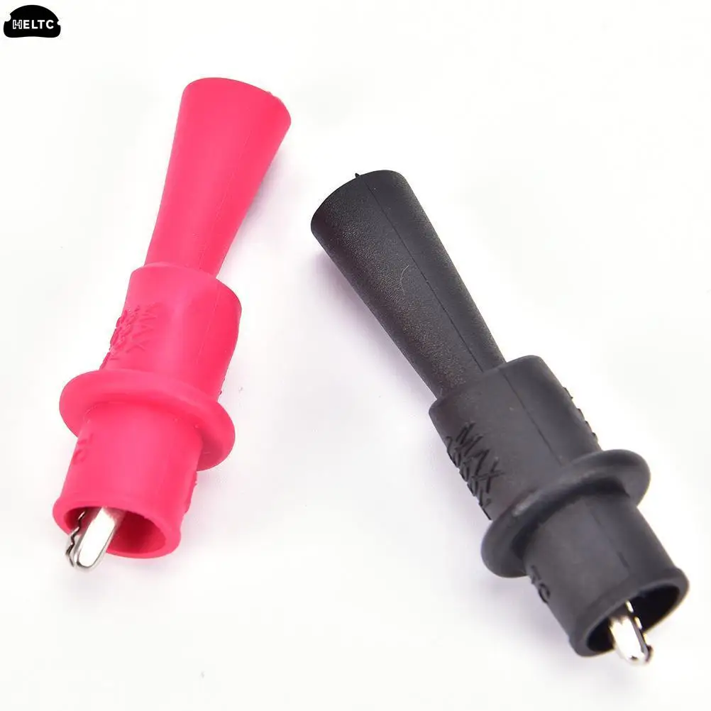 2Pcs Coccodrillo Coccodrillo Clip Di Prova Morsetto Per Fluke Multimetro Tester Sonda