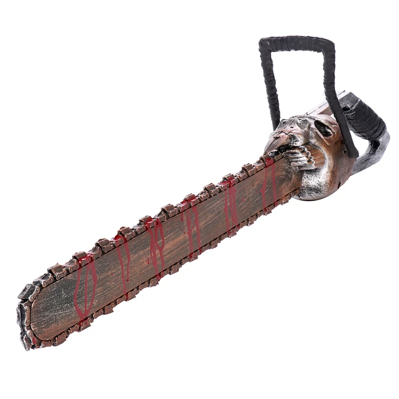 Halloween Fake Chainsaw Bloody Halloween Toy PU Halloween Bloody Weapon