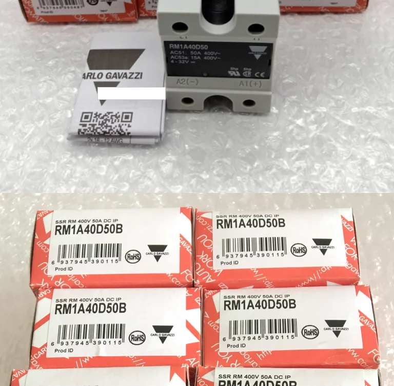 

Новое оригинальное твердотельное реле Карло RM1A40D50 RM1A40D50B RM1A40D75