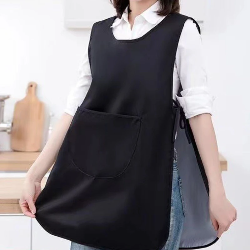 Fashion Canvas Kitchen Aprons For Woman Men Chef Work Apron For Grill Restaurant Bar Shop Cafes Beauty Nails Studios Uniform