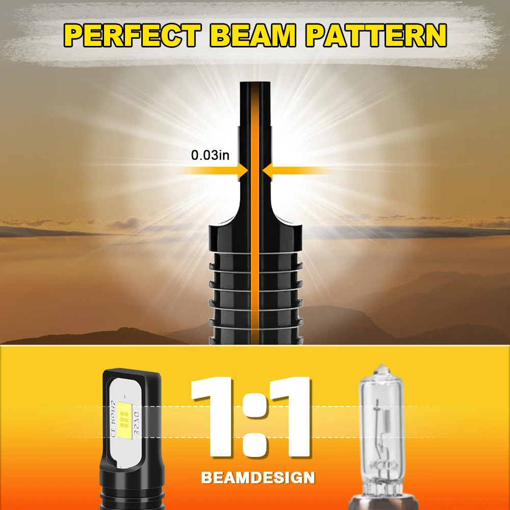Canbus LED 안개 전구 20000LM 고전력 플러그 앤 플레이 자동차 안개 램프 12V For Hyundai Accent 2000-2013 2014 2015 2016 2017
