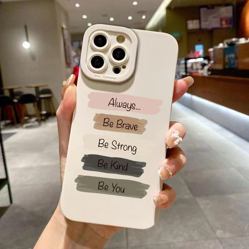 Inspirational Quote TPU Phone Case - Stylish and Durable Cover