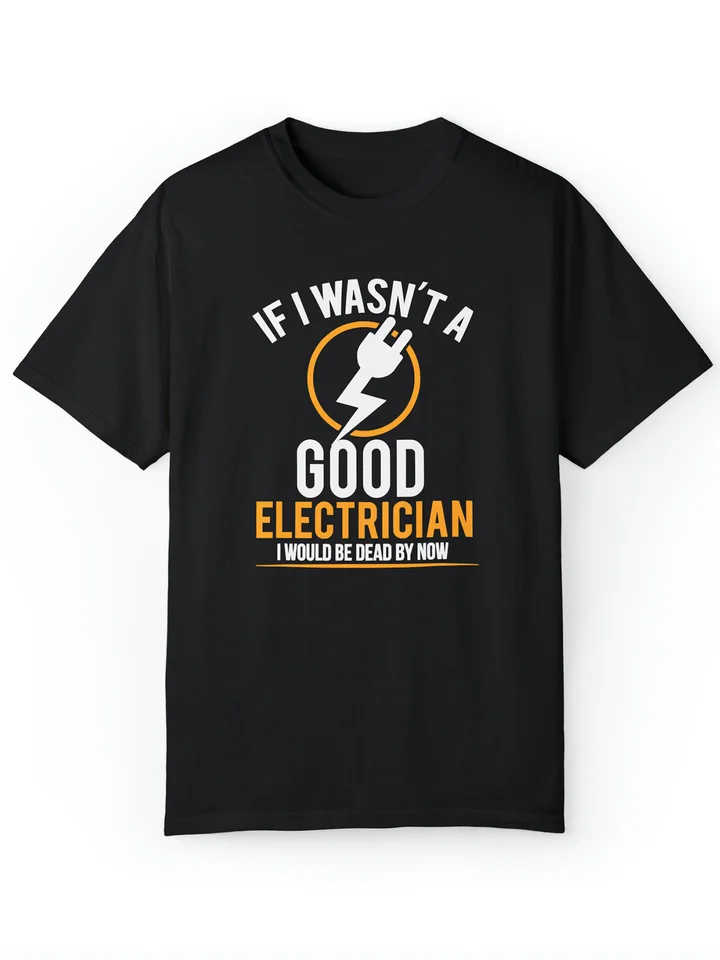 Mens Humorous Electrician Graphic T Shirt