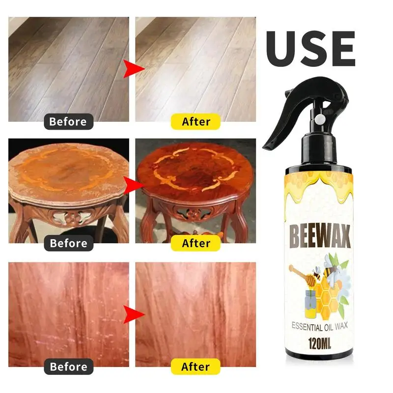 

Multipurpose Furniture Polishing Beeswax Spray Wooden Floor Cleaning Maintenance Wood Table Shiny Wear Resistant Beeswax Agents