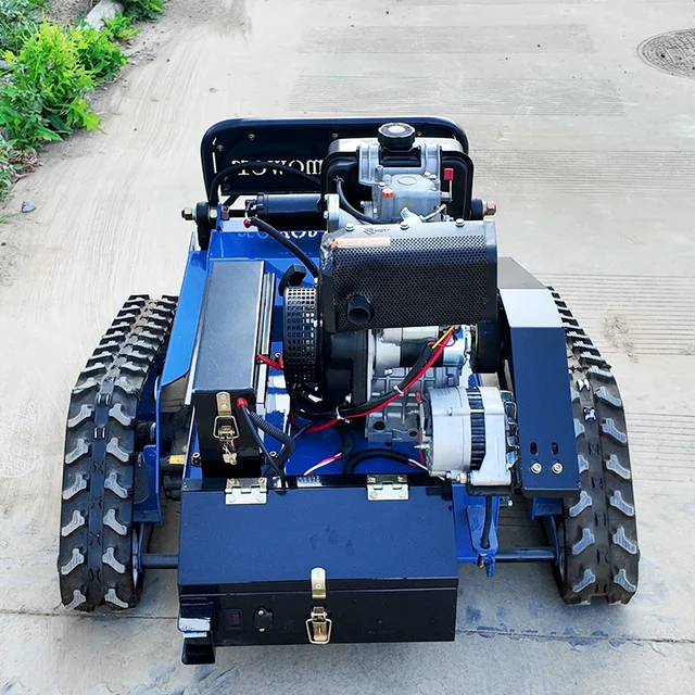 Customizable powerful 24V remote-controlled lawn mower self-propelled suitable for home garden mowing robot 4