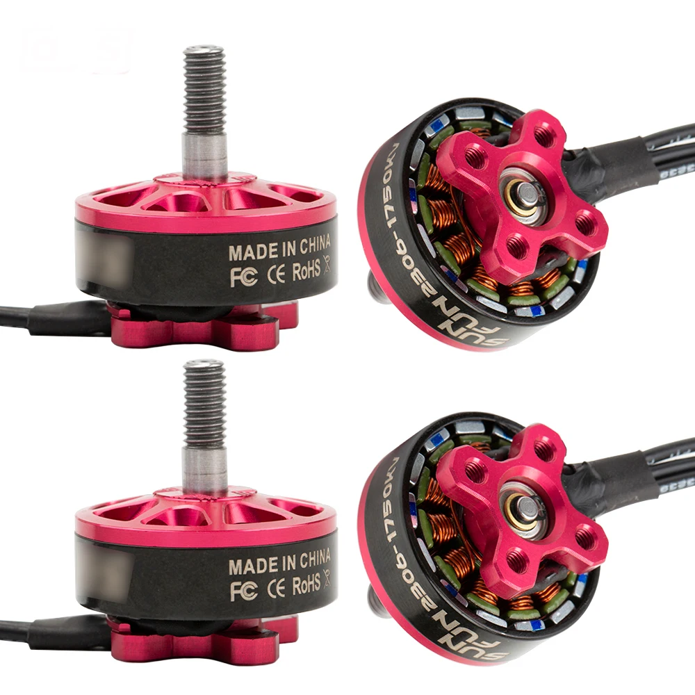 Moteur Brushless 2306 1750KV/2500KV pour Drone FPV Course