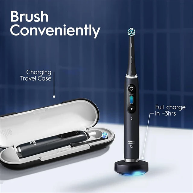 Oral B iO9 Plus 3D Smart Electric Toothbrush 7 Mode AI Tracking Ultimate  Clean Brush Perfect