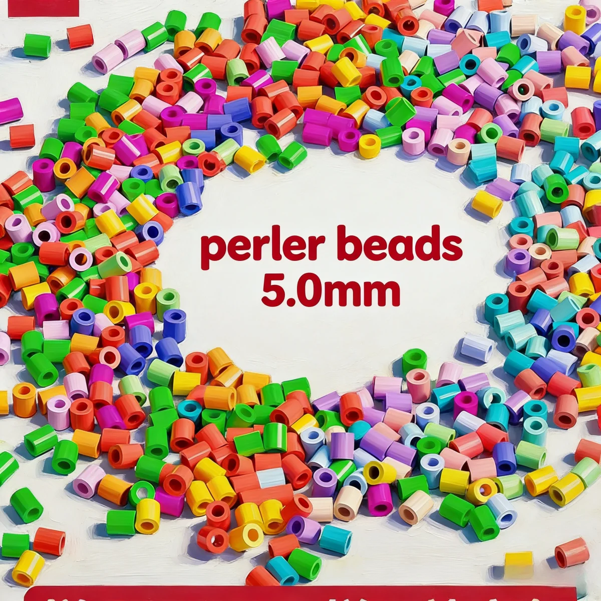 500pcs 5mm 퓨즈 비즈 쥬얼리 만들기 용품 멜팅 비즈 픽셀 퍼즐 비즈 크리 에이 티브 공예 크리스마스 시리즈 장식