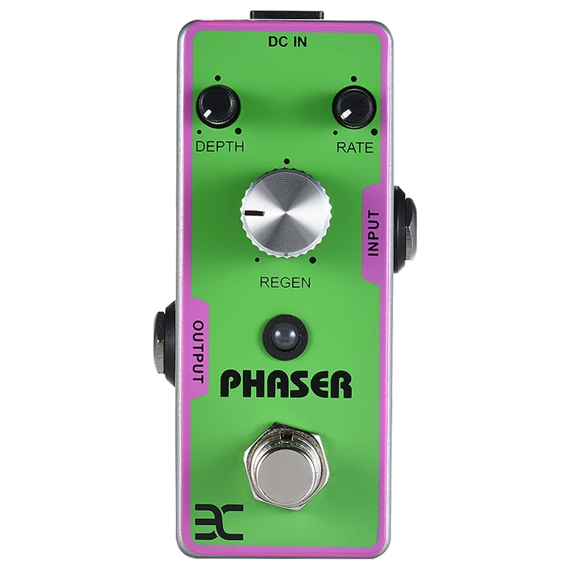 

ENO EX TC-42 Guitar Effects Processors Effect Pedal True Bypass Phase Working DEPTH RATE REGEN Knob Music Overdrive