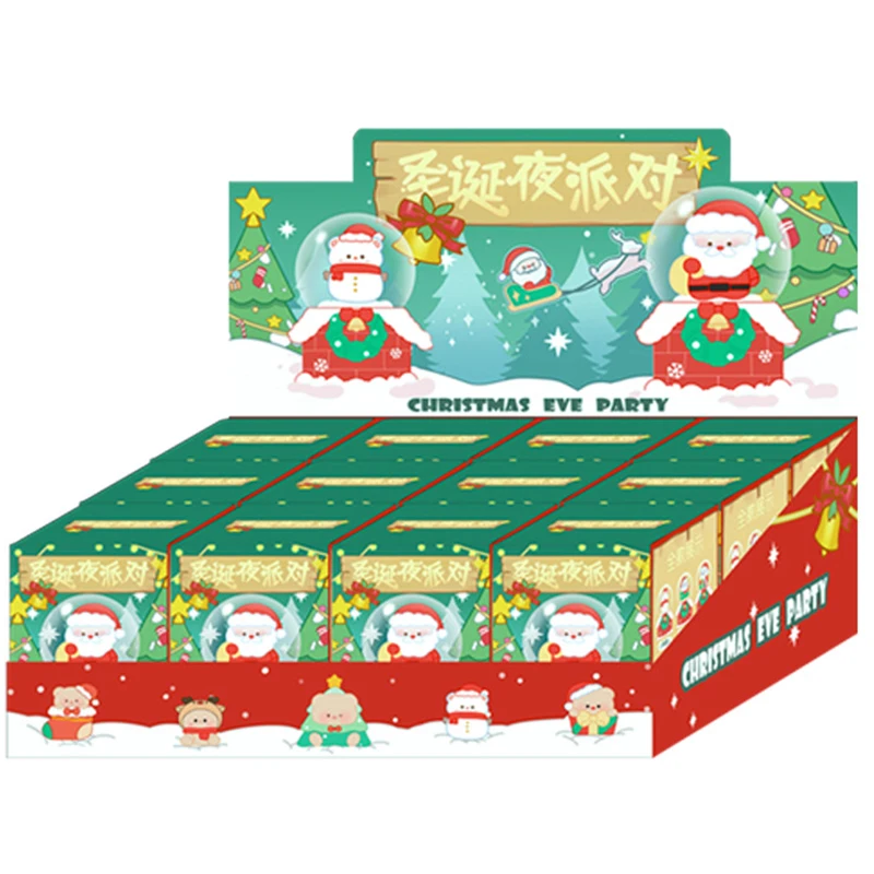 thumbnail image 1 of Caja misteriosa de Navidad con forma de bola de cristal en miniatura para decoración brillante, regalo al por mayor, 1 of 4