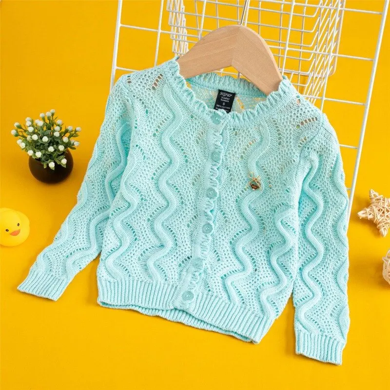 0-36 Month Toddler Cardigan Sweater Unisex Baby Boy & Girl Jacket Cotton Infant Coat 1 2 3 Years Baby Clothes 225441