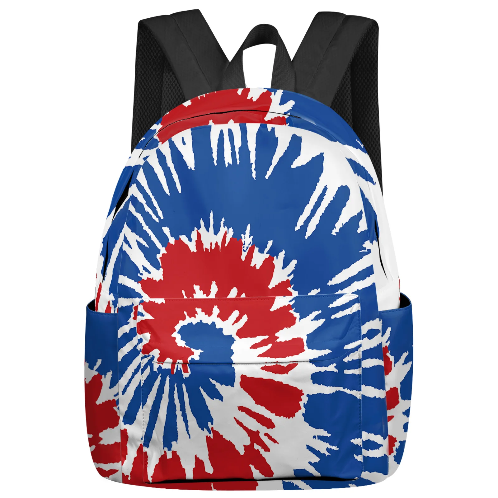 

Синие красные женские рюкзаки Tie Dye, школьные ранцы для подростков, рюкзаки для ноутбука на заказ для мужчин и женщин, дорожные рюкзаки