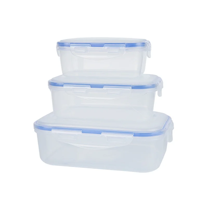 

3Pcs Plastic Lunch Box for Kids Bento Box Food Storage for School Office Worker Outdoor Picnic