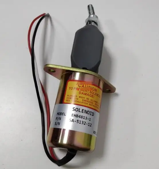 

24V SA-5132-12 12V Электромагнит отключения подачи топлива 2003ES-12S7ULB5 EHB4813-1 2003ES-24S7ULB5 для дизельного двигателя Deutz