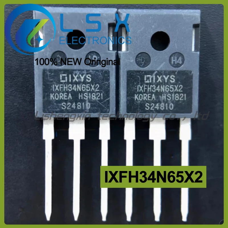 

5-10 шт. IXFH34N65X2 34A 650V TO-247 Оригинал на st ock