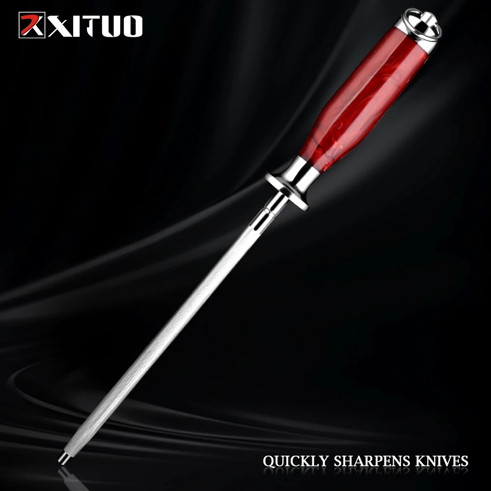 XITUO Professional Knife Sharpening Steel - Honing Rod Resin