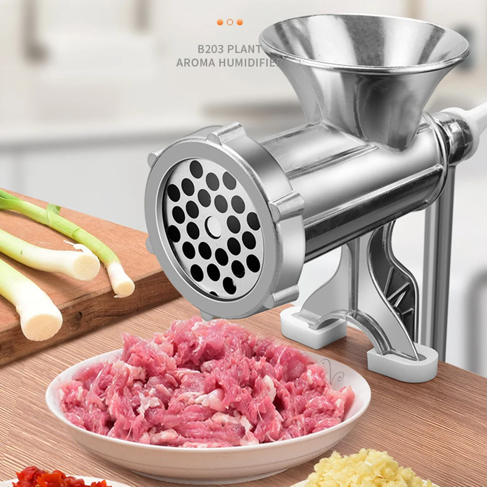 Kitchen Meat Grinder Manual Hand Multifunctional Sausage Mincer Clamp  Aluminum Alloy Grind Meat Hot Pepper Radish Sausage Maker - Manual Meat  Grinders - AliExpress