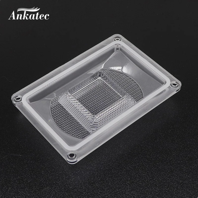 LED lens For LED COB chip lampshade kit PC lens + silicone ring lampshade For floodlight DIY