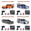 Upgrade 1/43 Scale RC Drift Race Car Gyro 4WD Ready to Go Mini Car Toy Fully Proportional Control High Speed Model  Mini Gifts 1