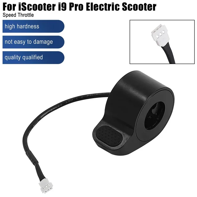 Poignée D'accélérateur Pouce Pour Trottinette électrique - Remplacement Compatible Gotrax GXL V2, Apex, Hiboy S2, Etc. (noir)