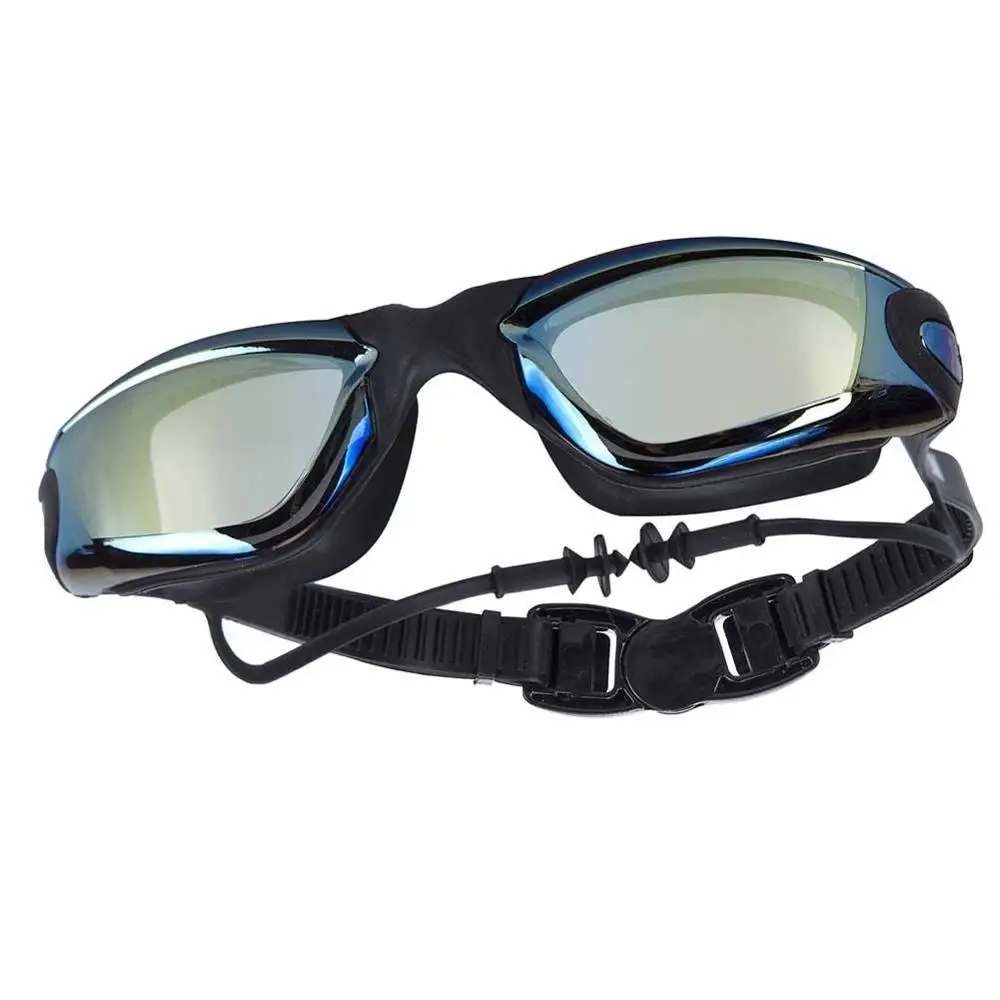 Myopia Swimming Goggles Ear Plug Anti Fog Optical Men Women Professional Prescription Swim Pool Eyewear Natacion Diving Glasses