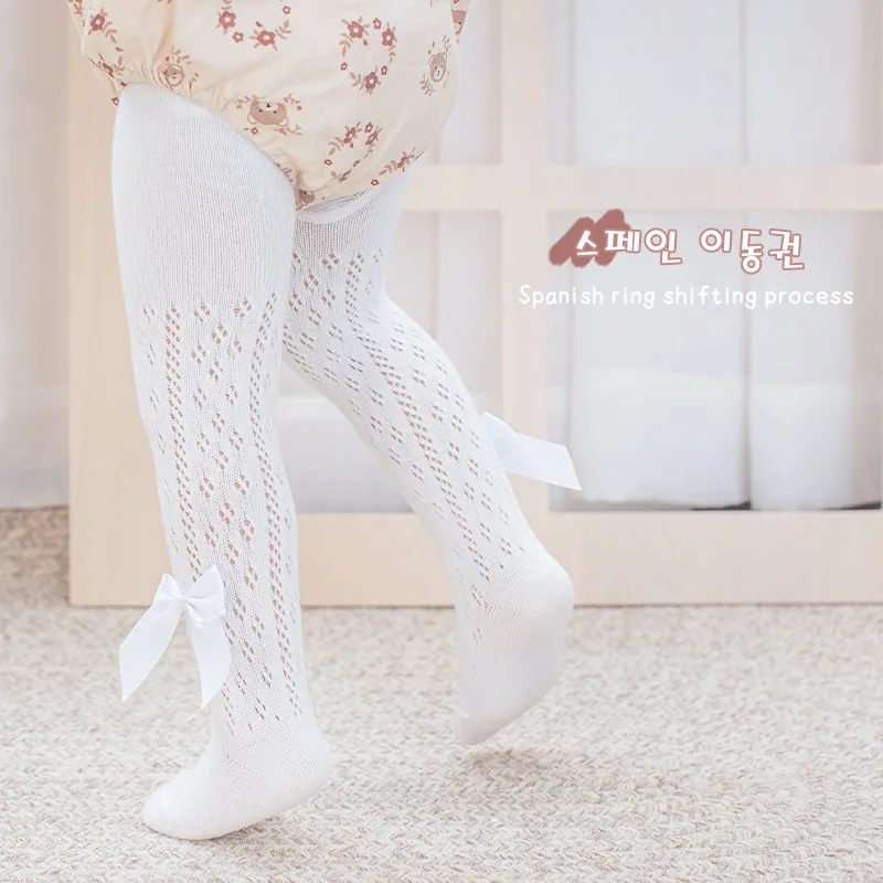 Girls Stocking Spring Summer Pantyhose for Kids Spanish Hollow Children Pantyhose Baby Leggings Toddler Fishnet Tights