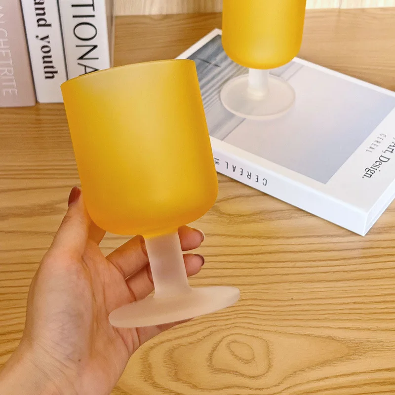 

300ml Crystal Wine Glass Lingering Light Of The Setting Sun Coffee Cup Milk Whiskey Tea Beer Cocktail Vodka Mug Tumbler Cups