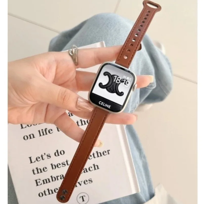 ตัวเลือกสินค้า สายหนังแท้สุดเท่ ใส่ได้ทุกรุ่น Apple Watch