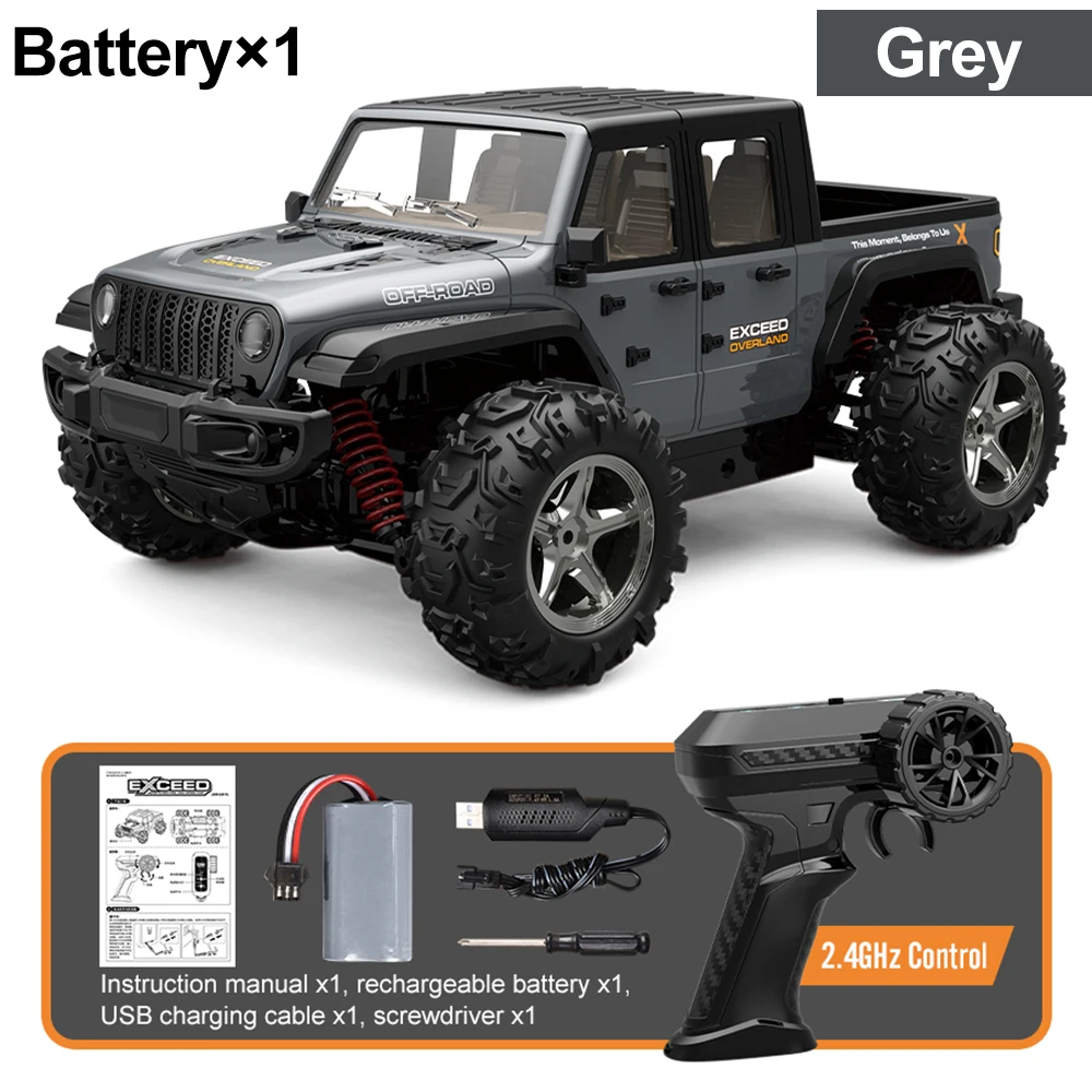 9IMOD 1/20 RC Truck Car 2.4G Climbing Vehicle Off-Road 30km/h High-Speed Pickup Remote Control Simulation Model Vehicle Kids Toy 4