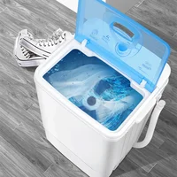 Small Electric Shoe Washing Machine Household Dormitory Portable 10mins Clean Shoe Brushing Machine Washer Lazy Artifact 2