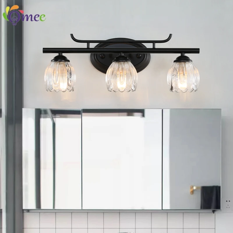 Bathroom Interior Mirror Headlight Bedroom Wall Lamp Living Room aisle American retro industrial style Glass LED Vanity Lights