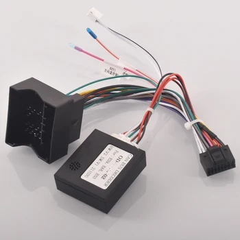 자동차 라디오 스테레오 배선 하네스 케이블 어댑터, 안드로이드 16 핀, BMW E46 E87 E65 E66 E67 쿼드락 포함