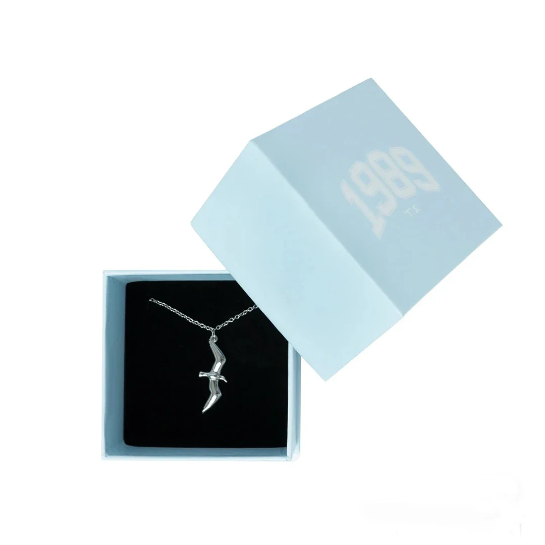 Classic Fashion 925 Magazine Series Jewelry Seagull Pendant Necklace Exquisite Fashion Versatile