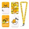 Sanrio Gudetama Lazy Egg Cute Card Holder Lanyard Neck Strap Keychain ID Card Badge Holder Hang Rope Student Accessories Gift 1