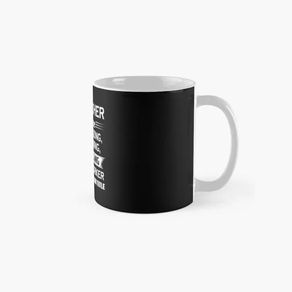 

P E Teacher Because Super Amazing Multi Mug Design Cup Drinkware Photo Tea Handle Round Image Gifts Picture Coffee Simple