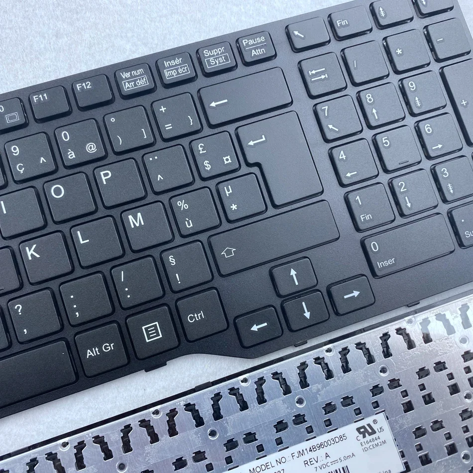 Teclado Azerty Francês para Fujistu Layout fr E754 Lifebook E753 E756 E557 E554 E556 Celsius H730 H760 H77 Series - Imagem 3