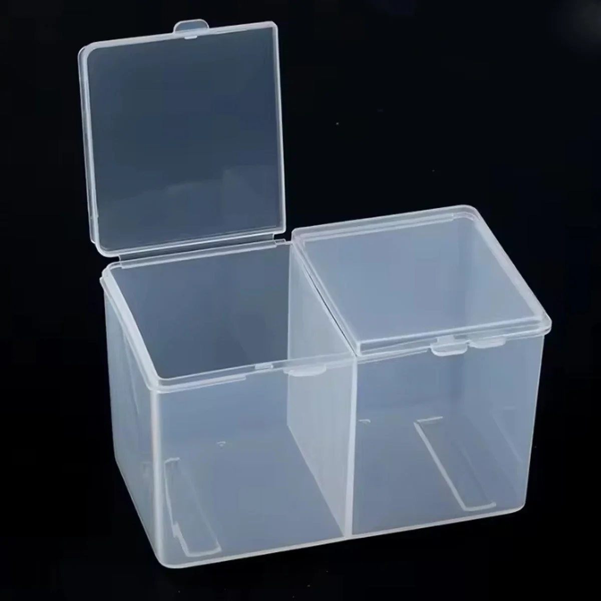 1pc-Storage Box Double Transparent Dust-Proof Cover Outdoor