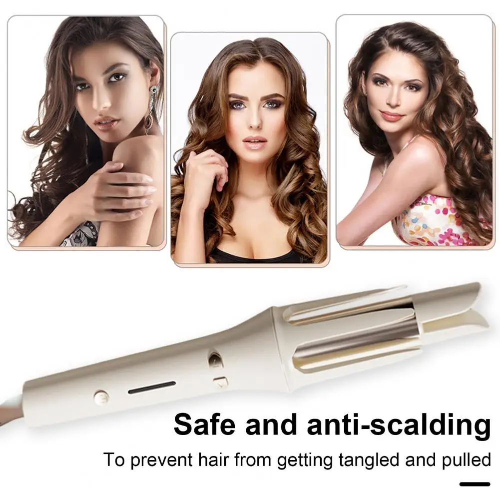 

Щипцы для завивки волос керамические, 32 мм, с регулировкой температуры