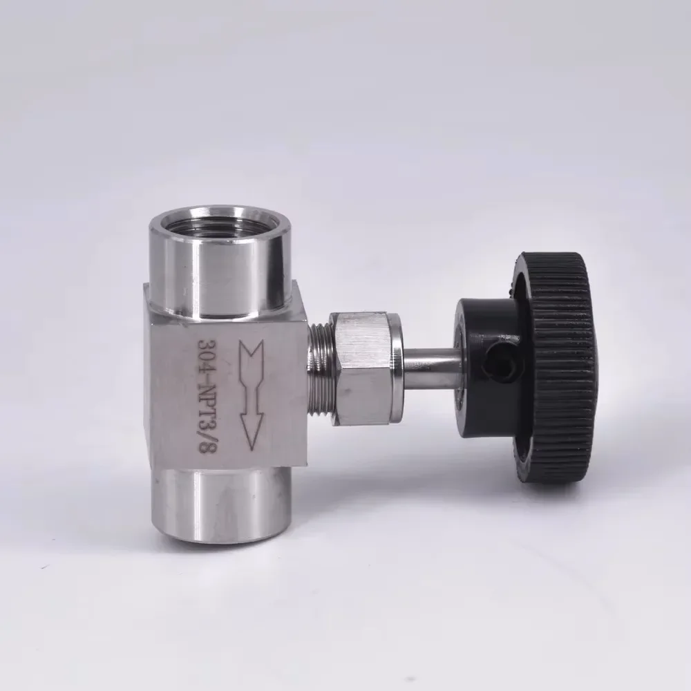 TAISHER 304 Stainless Steel Needle Valve - 1/4" Female NPT, High Pressure For Water/Gas/Oil - View #6