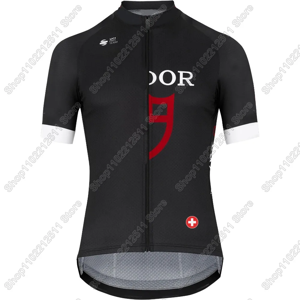 Swiss Tudorful Team Cycling Jersey Set Bicycle Clothing Summer Road Bike Shirts Suit Bicycle Bib Shorts MTB