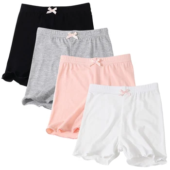 3-11 anni estate ragazze pantaloni di sicurezza moda tinta unita modale bambini Anti camminare pantaloni leggeri pantaloncini da studente sottili 1