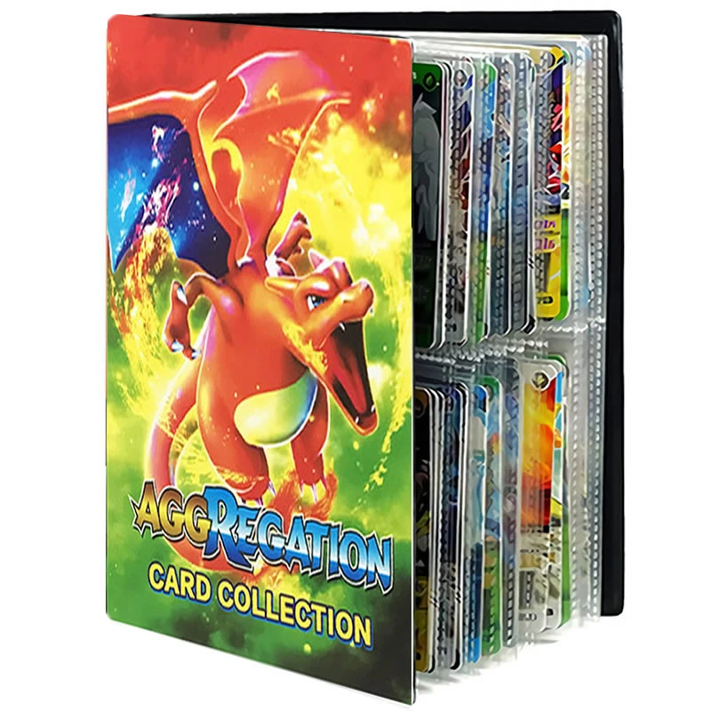 New Pokemon Cards Album Book 80/240pcs Cartoon Anime Game Vmax Gx Card Holder Collection Folder Kids Cool Takara Tomy Toys Gifts - Collection Cards -