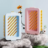 Multifunctional Laundry Soap Box Lather Box Hand-Free Bathroom Kitchen Mesh Soap Holder With Elastic Mesh Soap Drainer Shelf 1