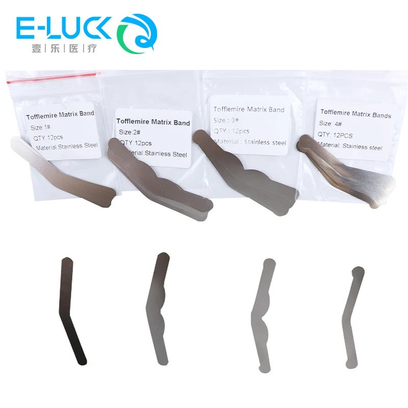 Kit Matrix Dentale 1x Matrix Dentale Universale Tofflemire Con Clip - Contenitore Per Nastri Matrice, Per Restauri Cavigliera Ortopedica - Foto 7