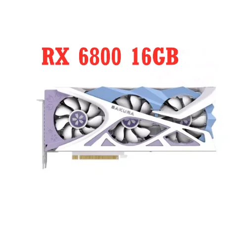 

Yeston Radeon RX 6800 16GB GPU GDDR6 256bit 7nm 2105/16000MHz Gaming Desktop computer PC Video Graphics Cards support DP/HD