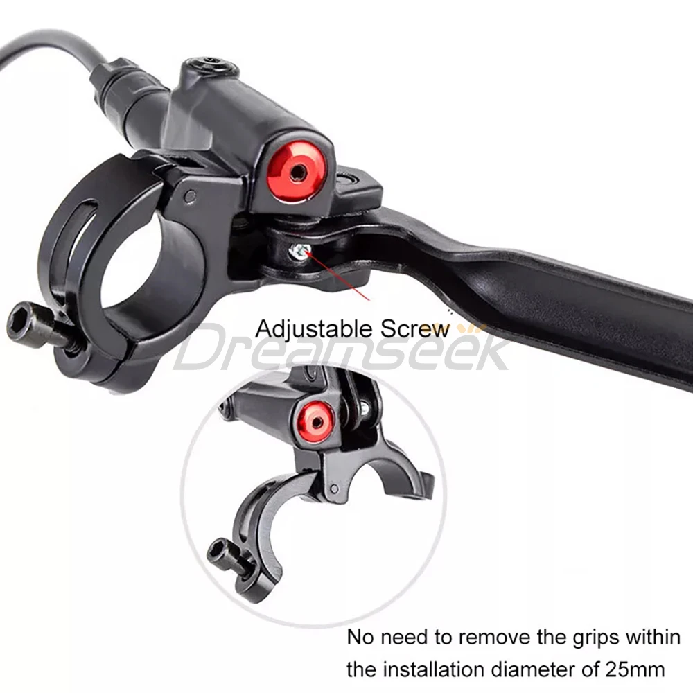 Bicycle Hydraulic Disc Brake Set 800/1450mm MTB Mountain Bike Oil Brakes Front Rear W/ 160mm Rotor Lever Caliper Aluminum Alloy