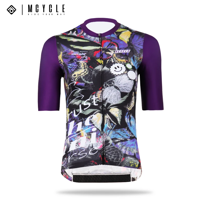 Mcycle Summer Professional Bicycle Clothes Customizable Breathable Bike Jersey Top Quick Drying Cycling Jersey Women